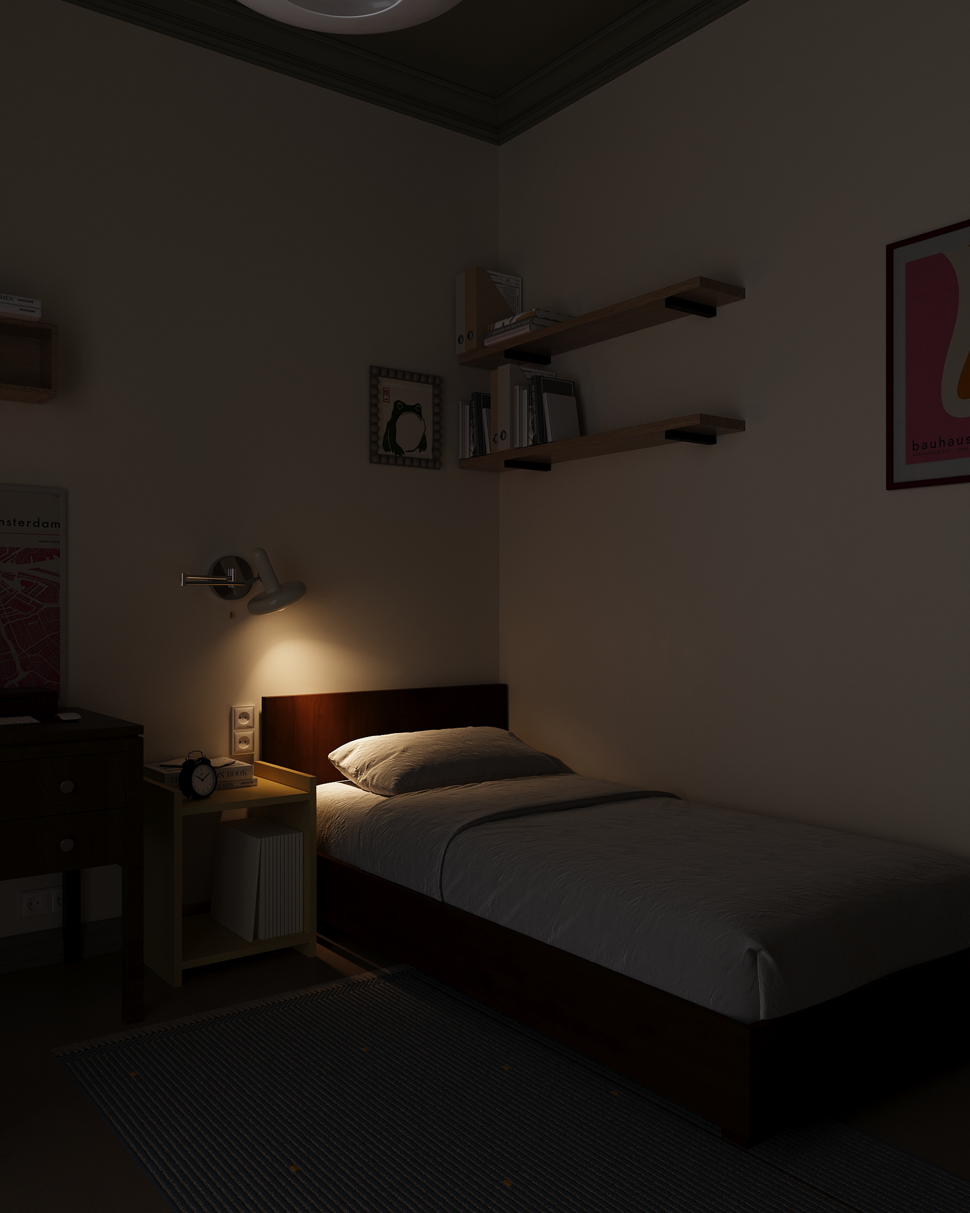 Unnatov（Юннатов）公寓设计项目丨俄罗斯莫斯科丨设计师萨沙·米哈伊洛娃-37