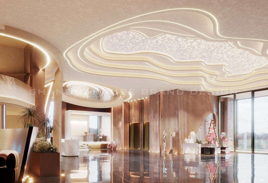 恒天海港大酒店大厅设计丨木村空间设计有限公司-13