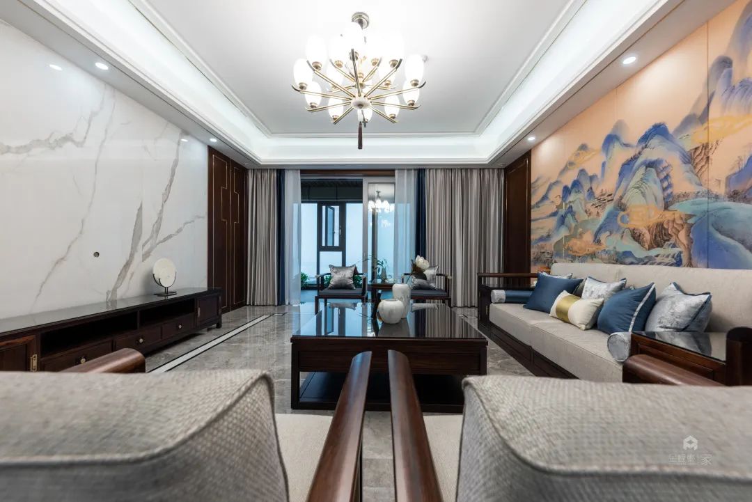 碧桂园中式平层大宅丨金螳螂·家怀化店-20