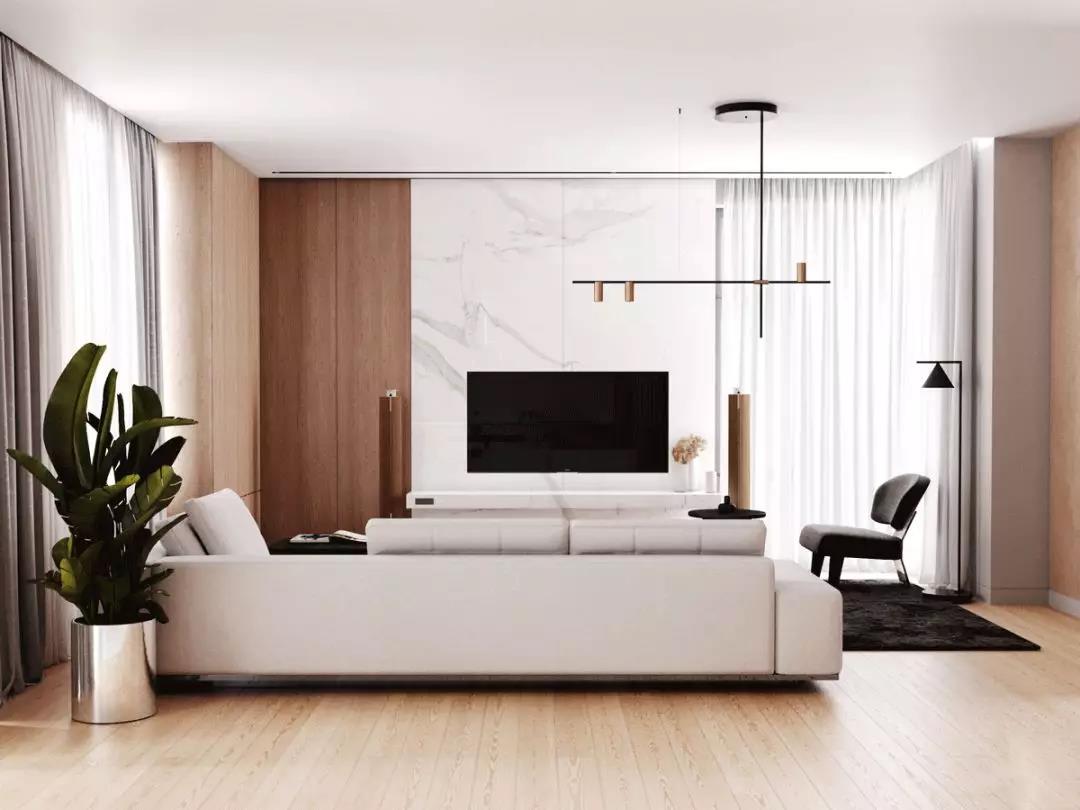 113㎡ 这样的木饰面墙设计，30 年后都不过时-27