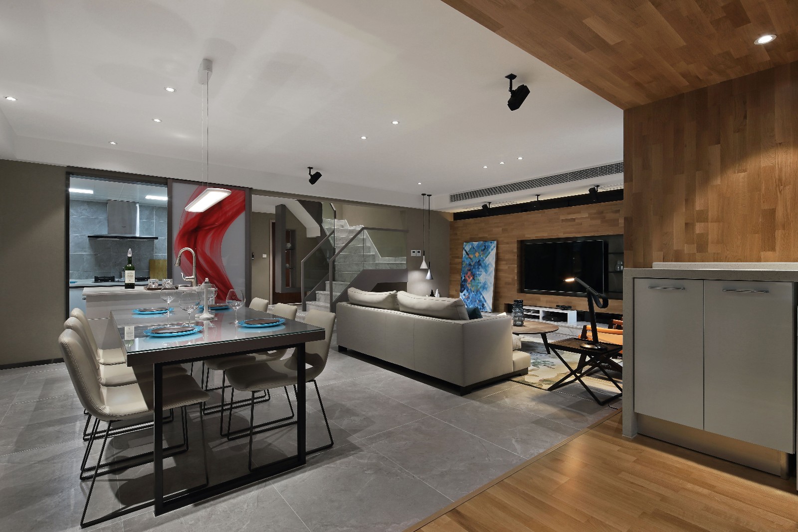 樾.界——200㎡南京跃层简约住宅-29