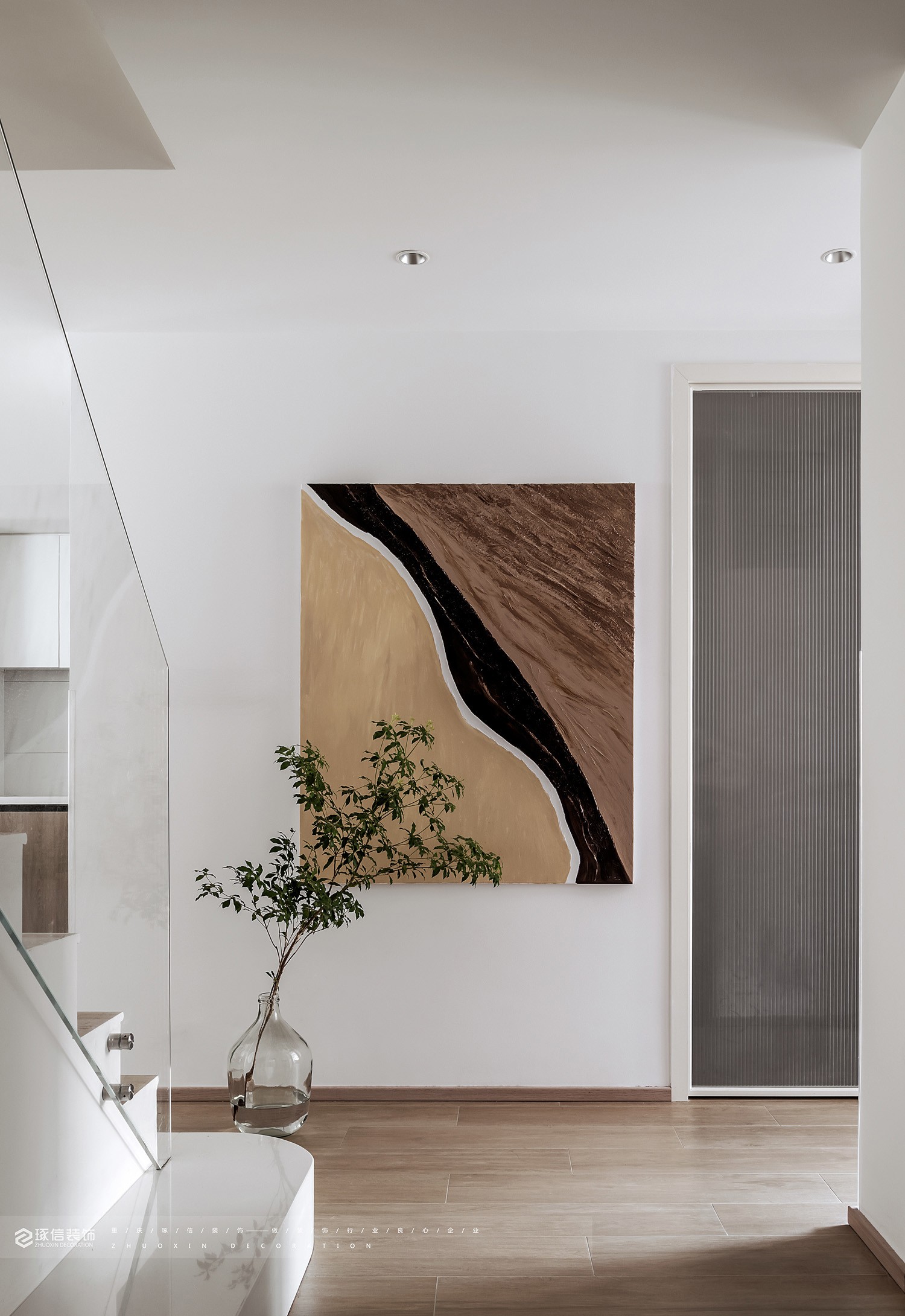 海月平湖现代原木混搭风设计丨中国重庆丨琢信装饰-15