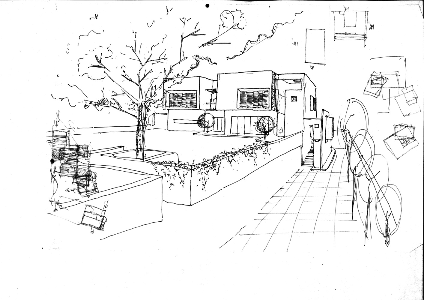 斜屋 · 绿色景观与简约美学的完美融合-82