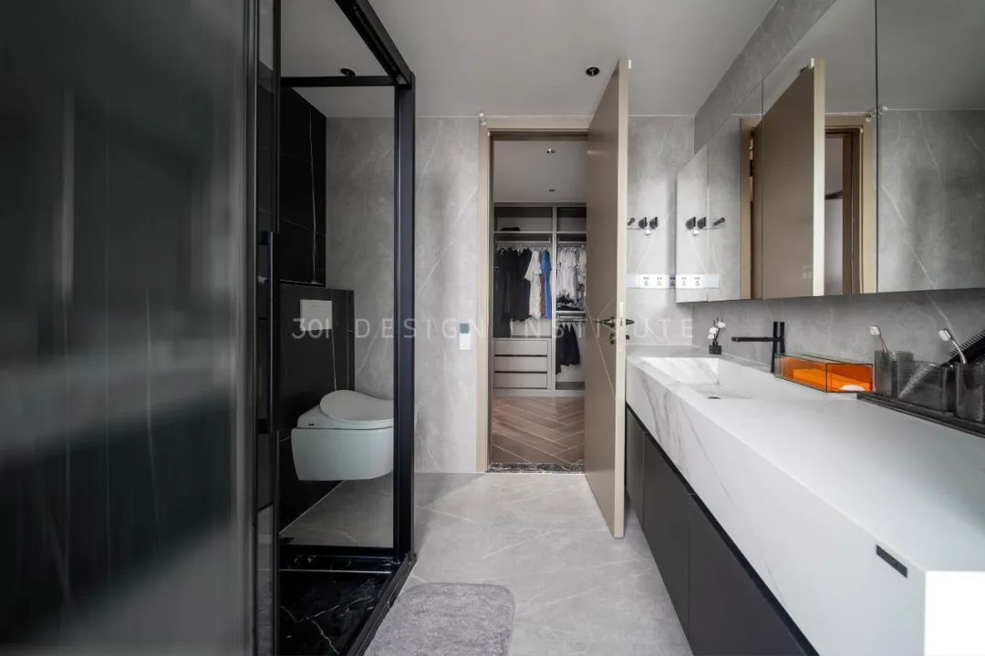 极简黑的魅力 · 广州番禺区的冷静之家丨中国广州丨301 设计研究所-37