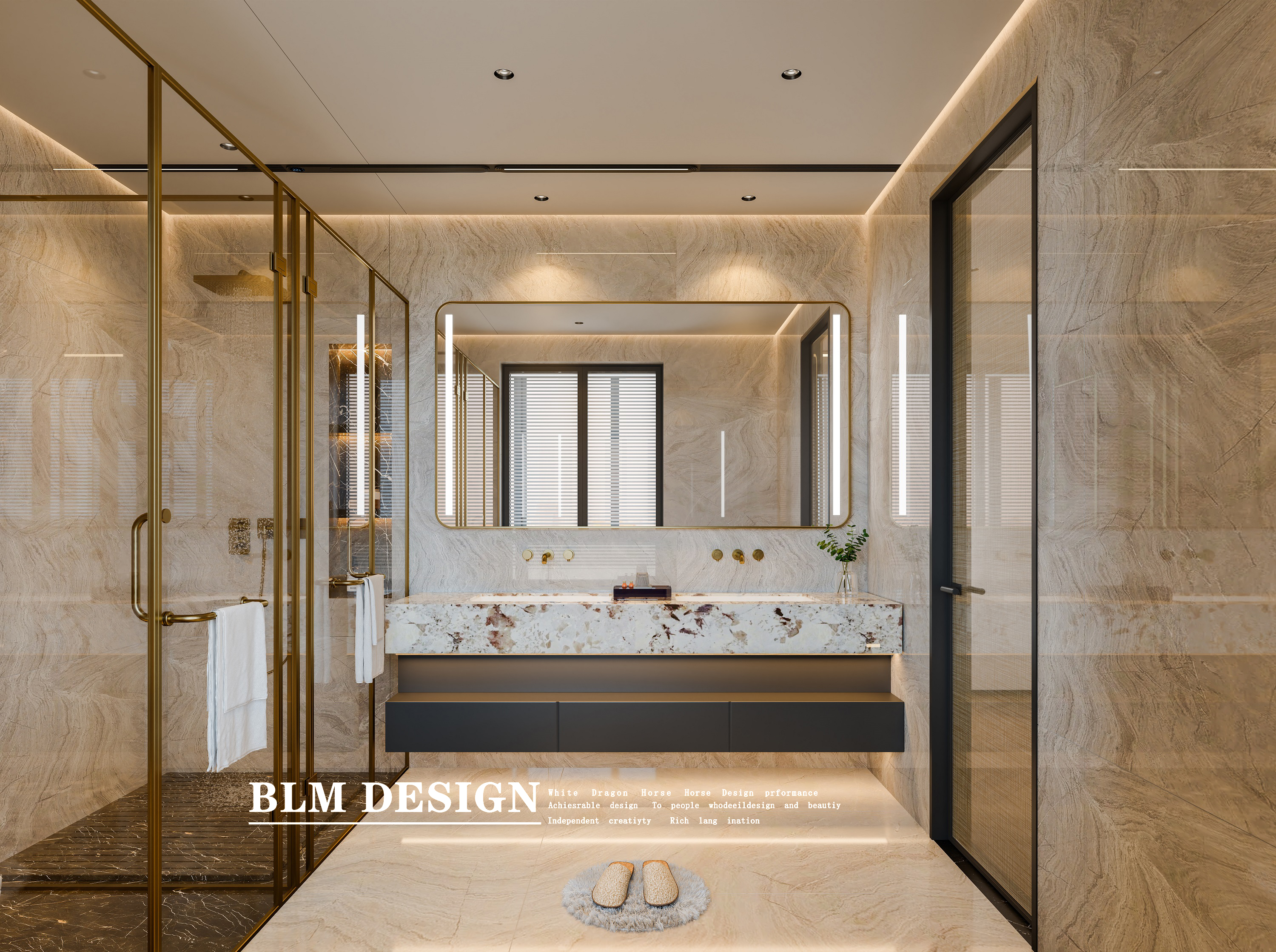 意式轻奢风-白龙马效果图-18