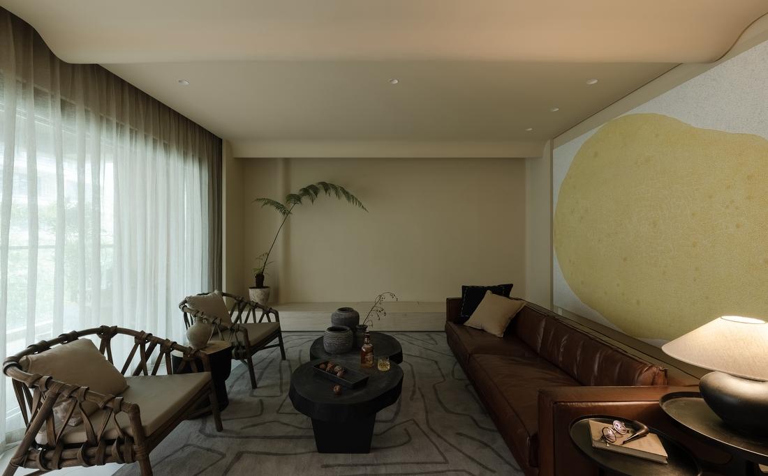 清羽设计丨平层丨松 间 月 影-7