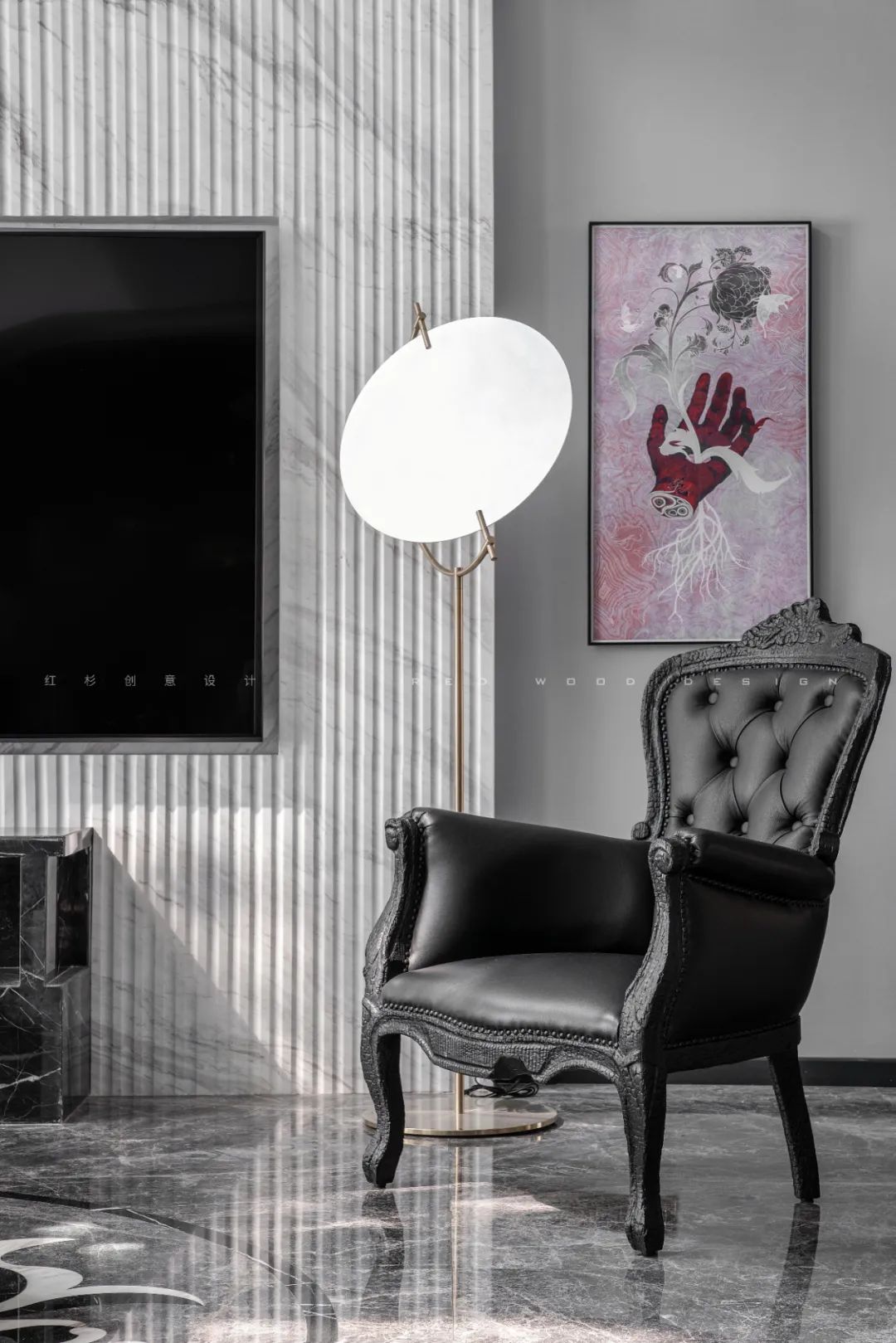 红杉创意设计 | 西安 360㎡现代家居，巧妙融合多种文化元素-1