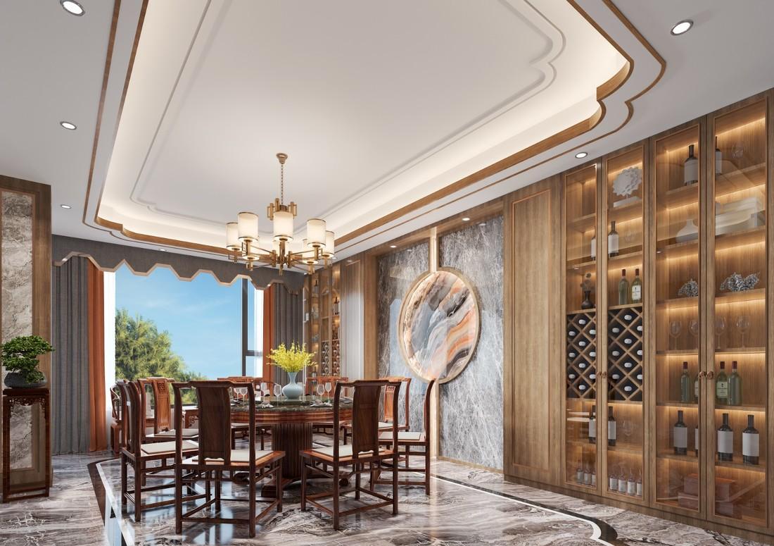 山水禅意的中式办公空间设计-4