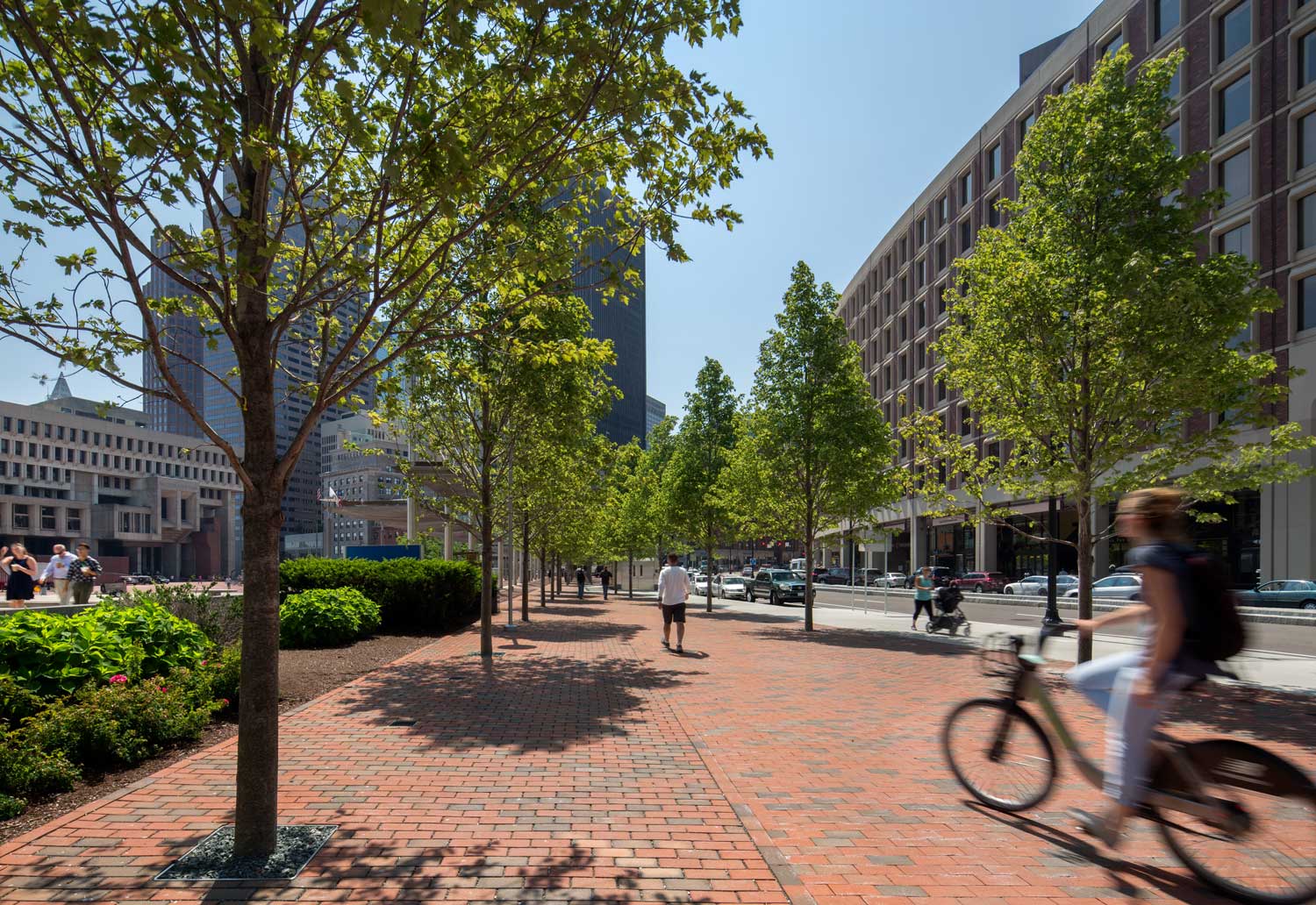 city hall plaza government center transit station-13