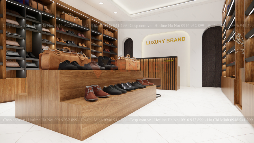 Lu·ury Brand皮革鞋店设计丨越南河内丨KTS. Hà Mạnh Khánh-14