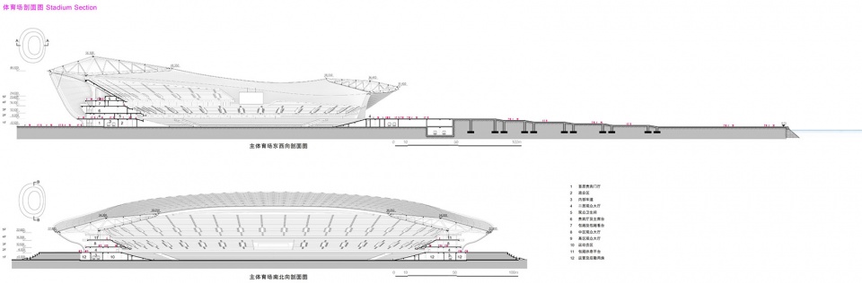 大湾区体育中心丨中国广州丨扎哈·哈迪德建筑事务所,广东省建筑设计研究院-96