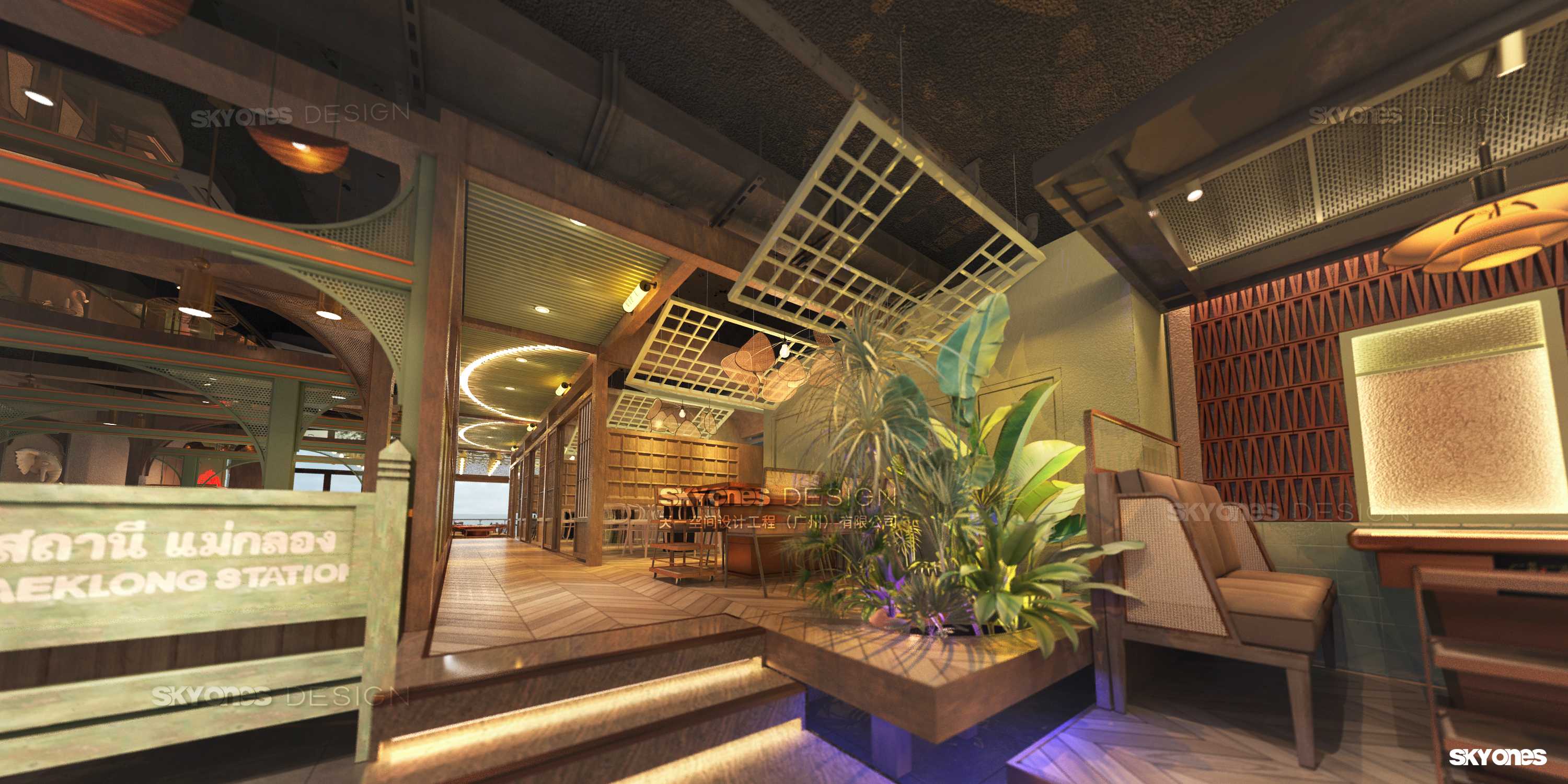 燃泰泰式火锅餐饮系统空间设计丨SKYONES-32