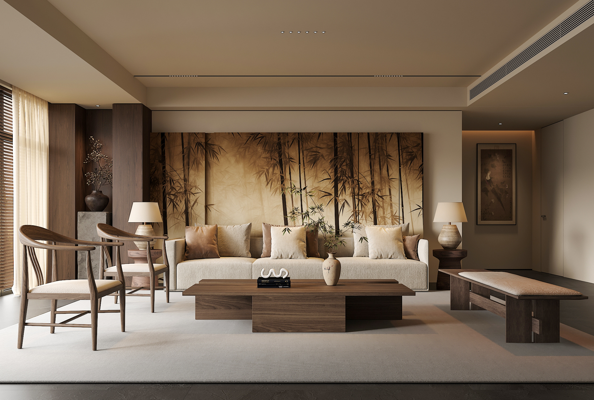 宋式中古风沙发背景-0