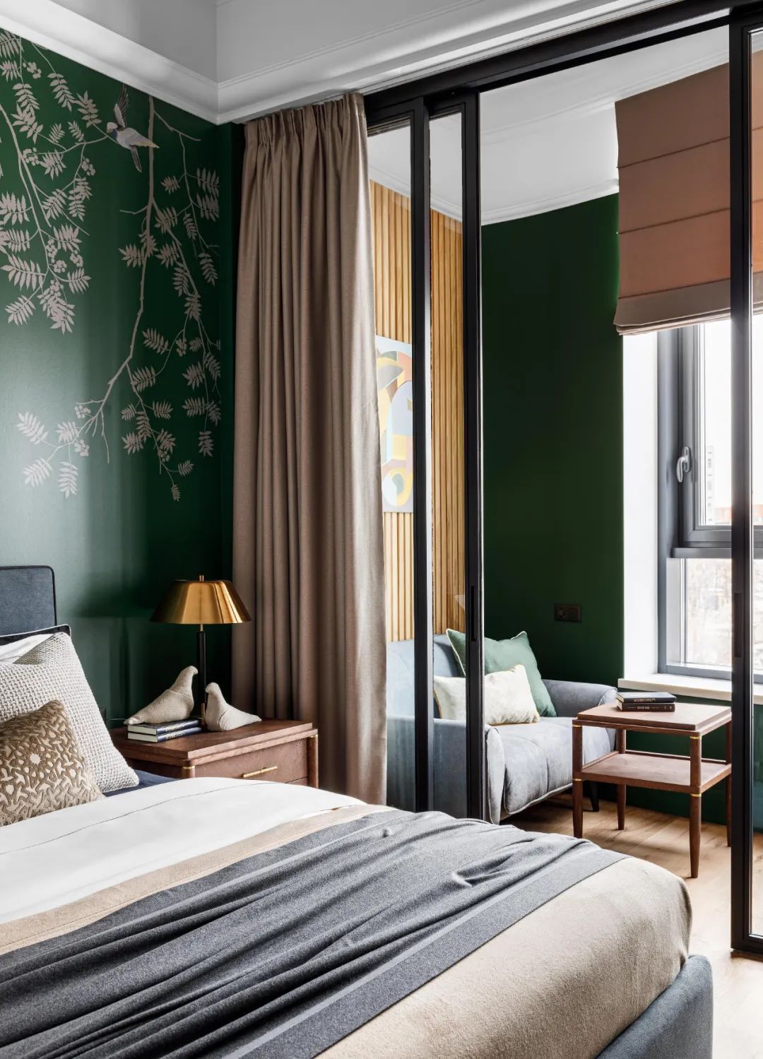 复古绿意公寓设计丨Georgy Lobzhanidze-9