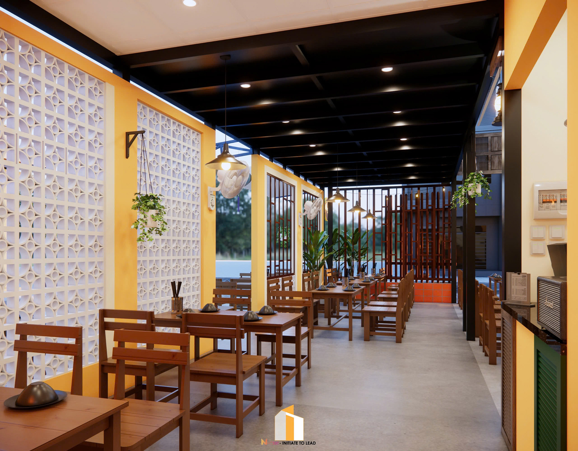 Quán Ốc Dì Ba（可能对应中文“第三螺店” ）丨越南胡志明市丨SN_Design（位于N  One）-17