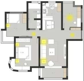 筑鹿空间设计 · 世伦名郡北欧风-9
