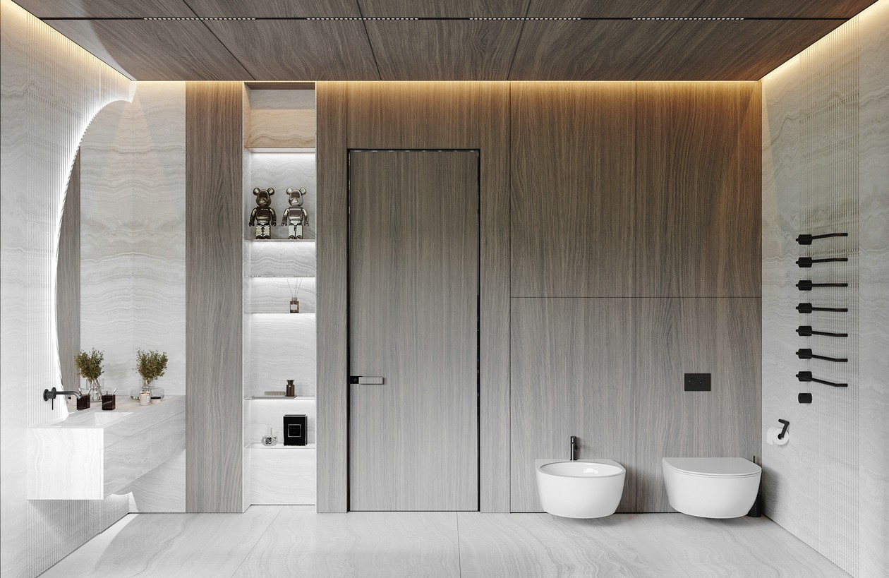 乌克兰简约风别墅设计 超有设计感-18