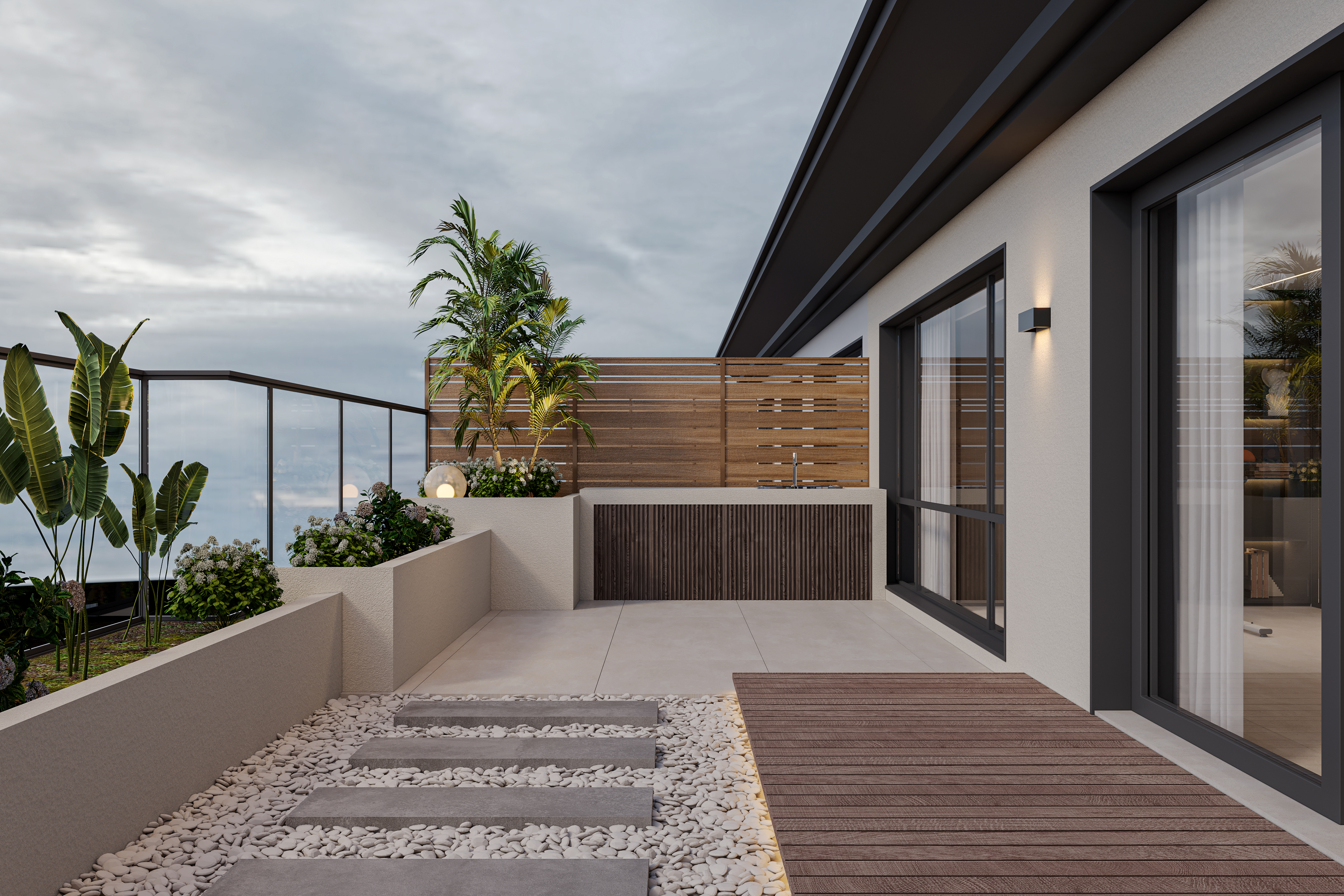 挑空别墅丨晫易视觉-12