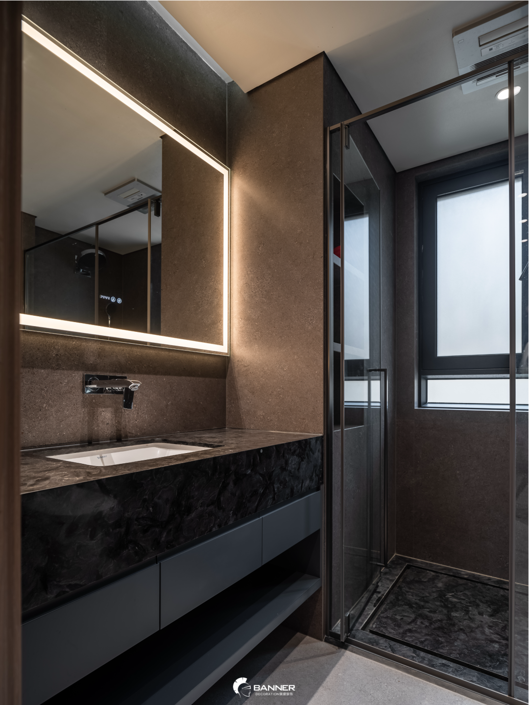 万达天樾现代简约风平层设计丨旗盛装饰首席设计师段峰-41