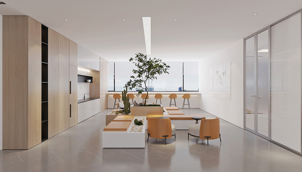 几何韵律,无界新生:云众动力办公空间丨中国福州丨DOBEST杜贝品牌设计（广州）-13