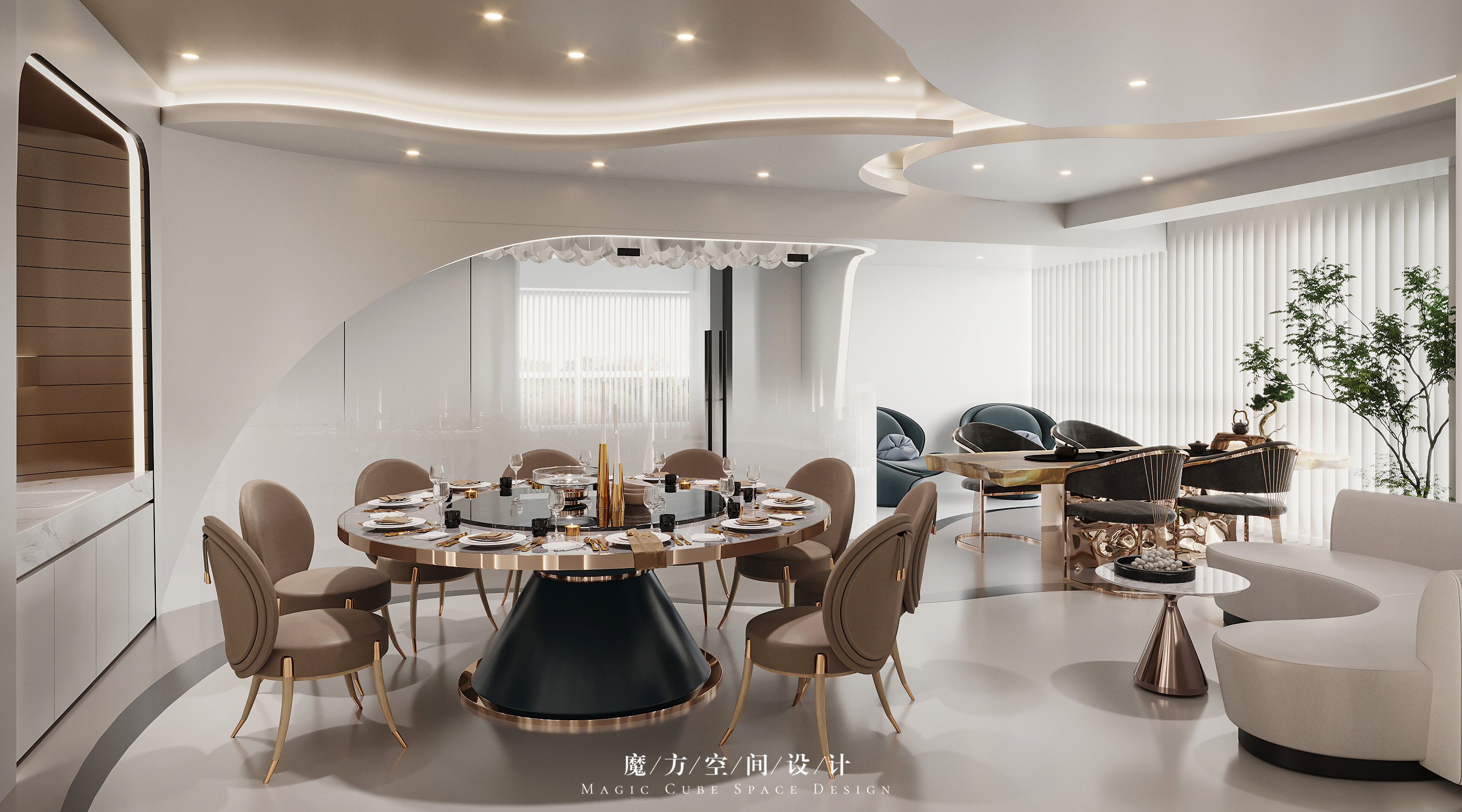 西安•曲江文创中心办公室商业空间设计项目丨中国西安丨魔方空间设计-26