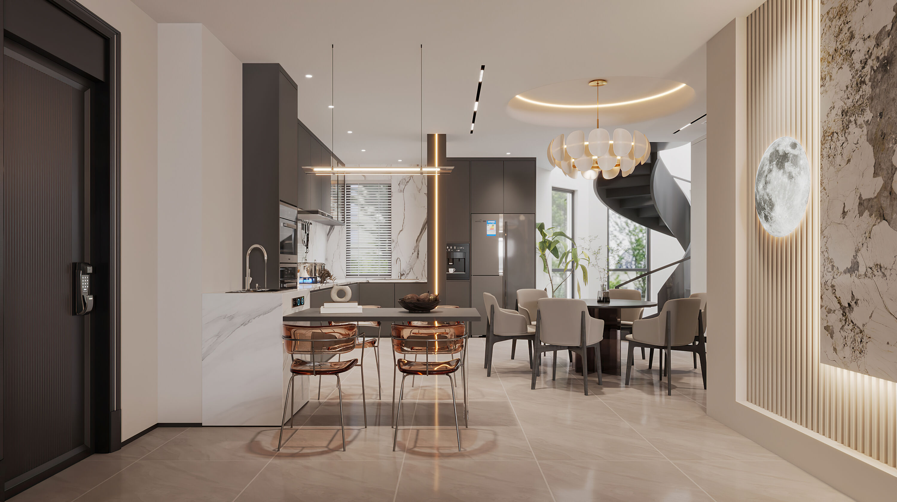 现代意式轻奢客餐厅-3