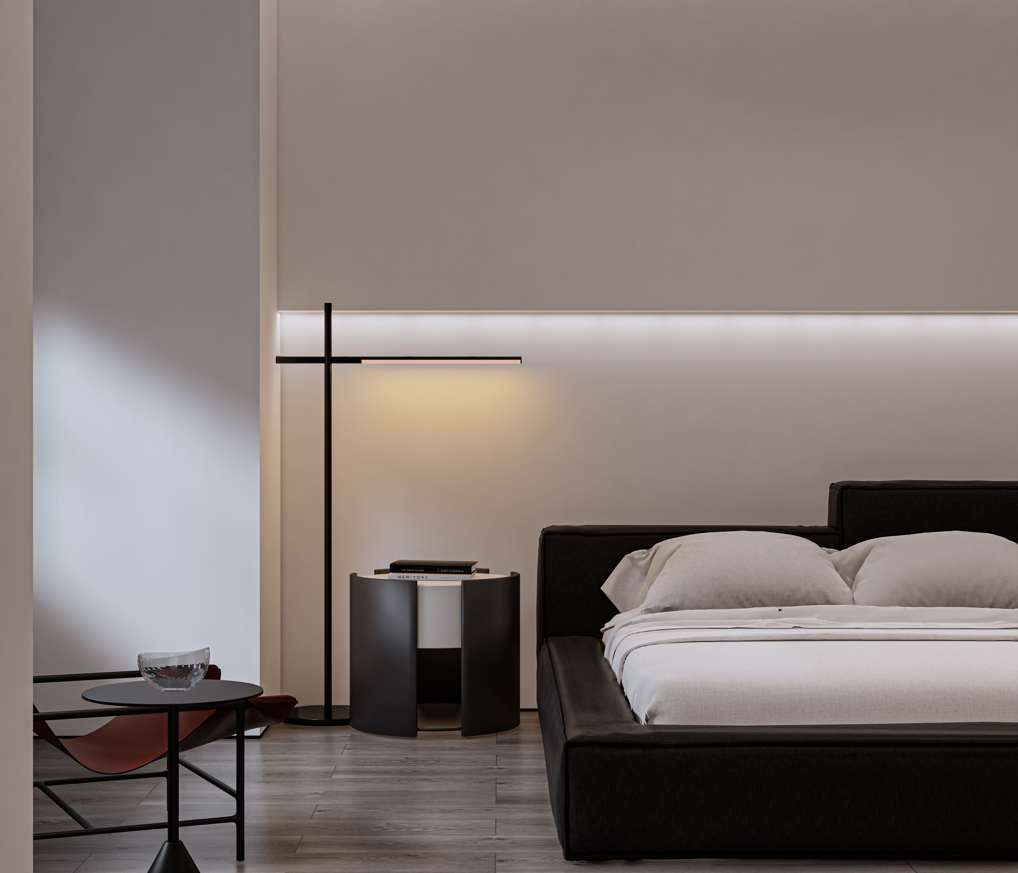 160㎡ 极简黑白灰，凡而不俗，构筑自由-22