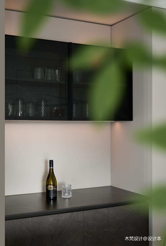 语文老师独居105㎡现代简约家：岛台餐桌、独立猫房、超大办公区-76