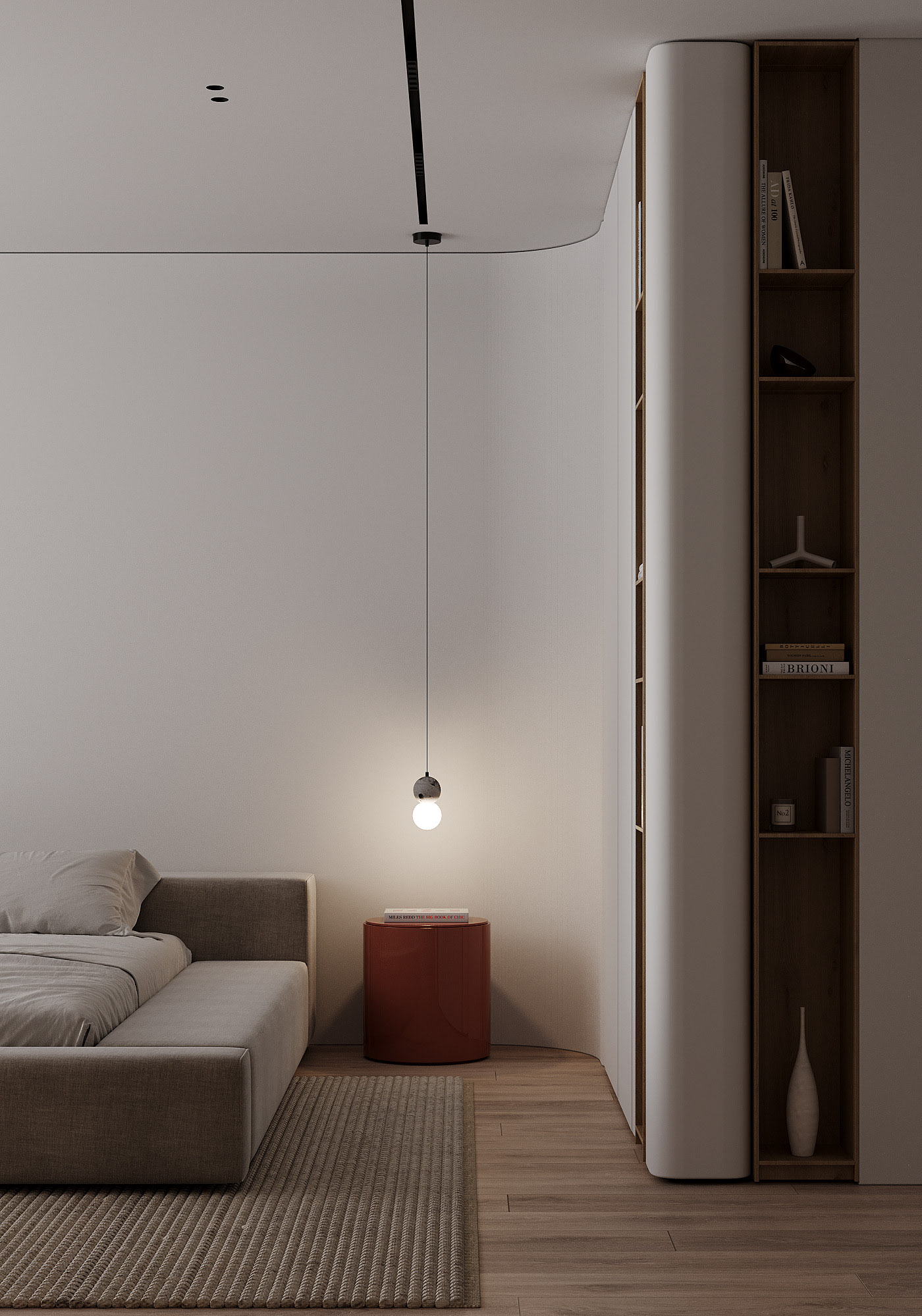 中性色系住宅设计 超有氛围感！-17