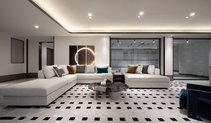 嘉兴桐乡濮园杏林苑S340户型合院样板房软装工程-61