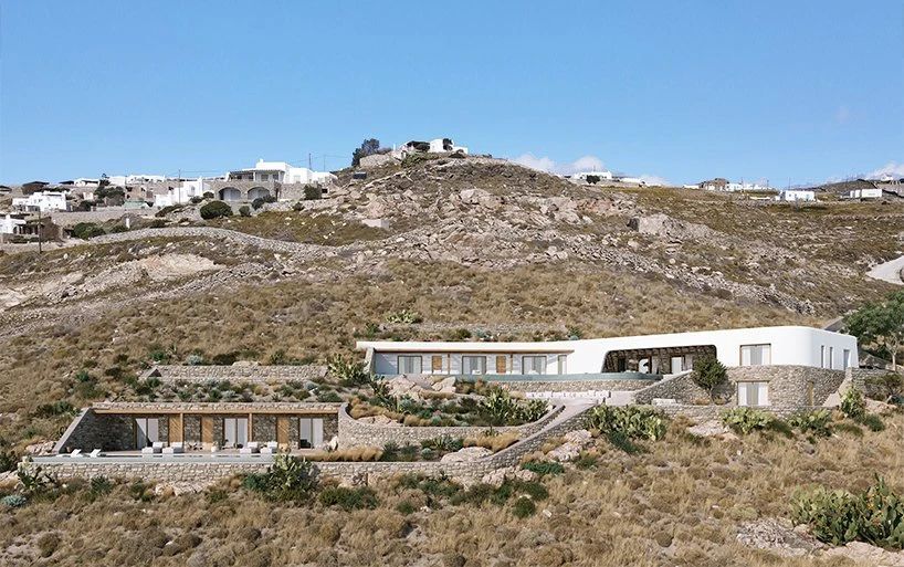 希腊米科诺斯岛自然奢华度假别墅丨Chorografoi Architects-0