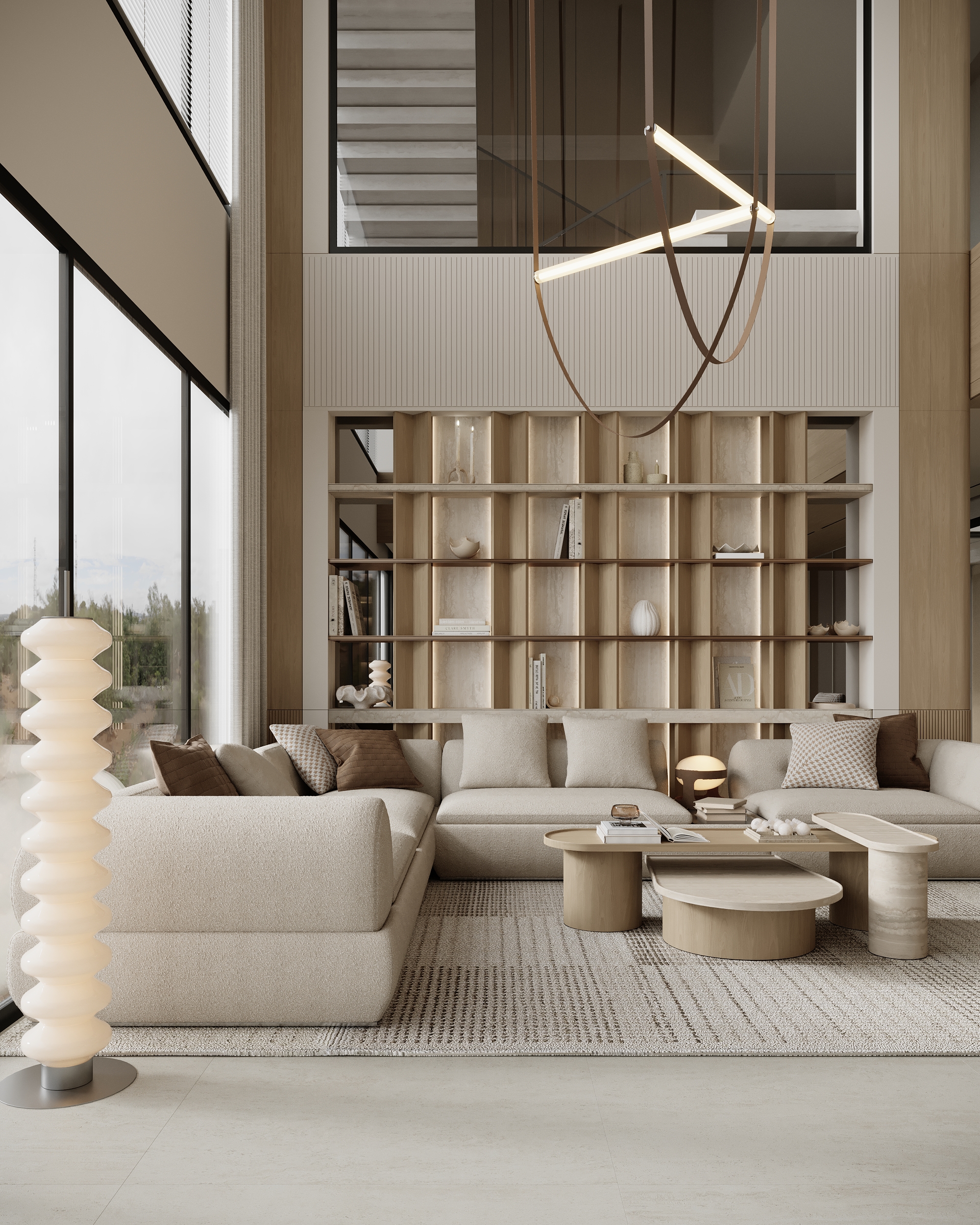 客厅设计丨阿联酋迪拜-12