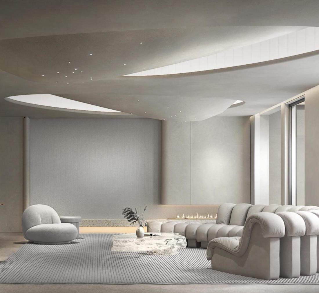 艺术吧台点亮未来艺术住宅-0