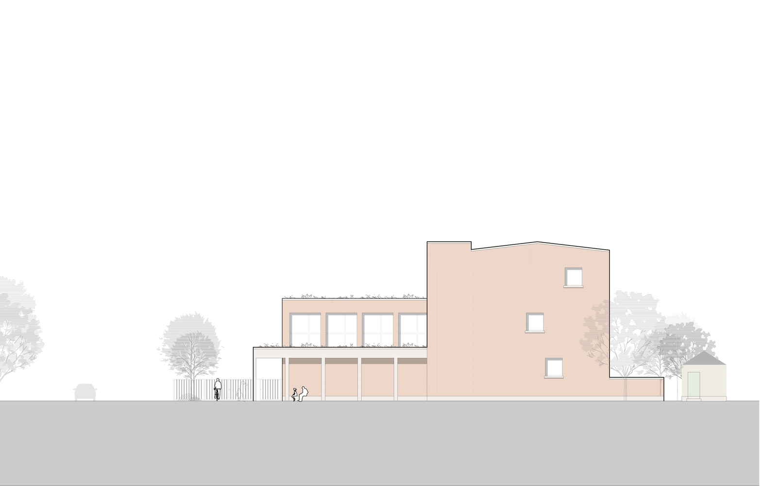 比利时 De Leerboom Halle 创意学习建筑丨BRUT Architecture and Urban Design-37