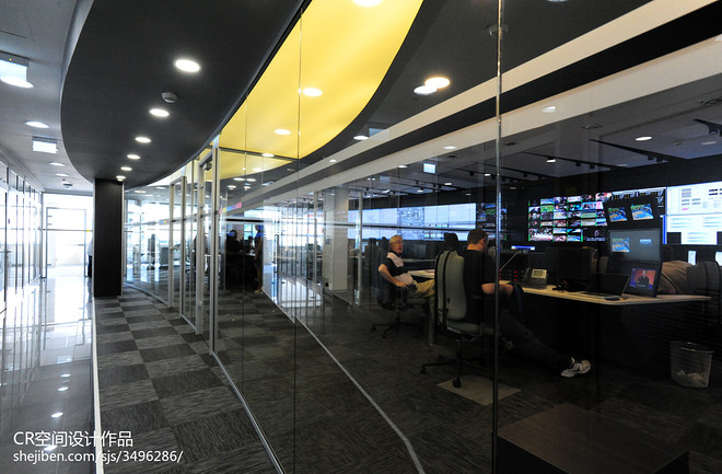 80万元办公空间1200平米装修案例-15