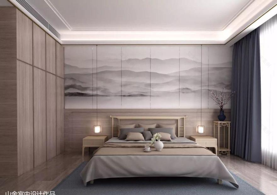 华瀚大湖公馆新中式禅意空间,展现东方美学魅力-24