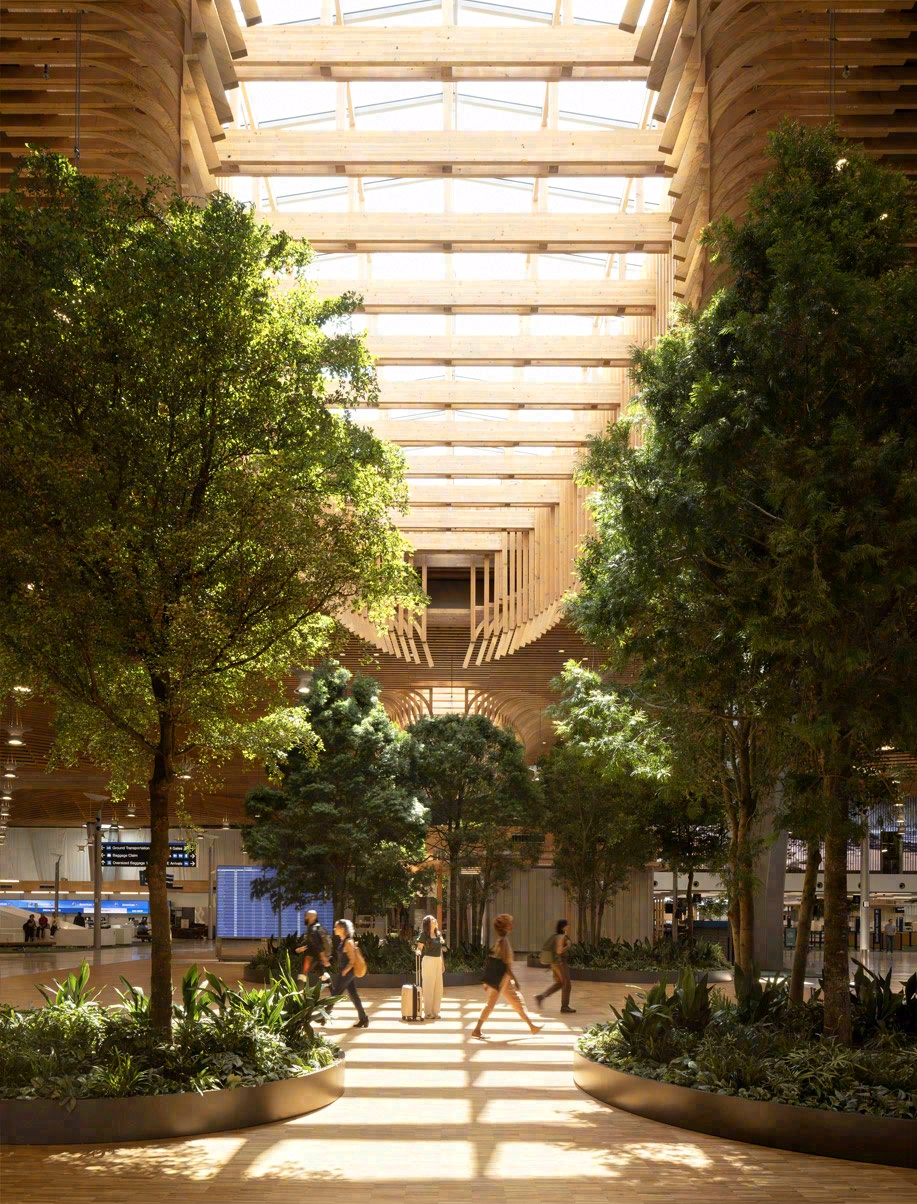 波特兰国际机场主航站楼扩建工程丨美国波特兰丨ZGF 建筑事务所-14