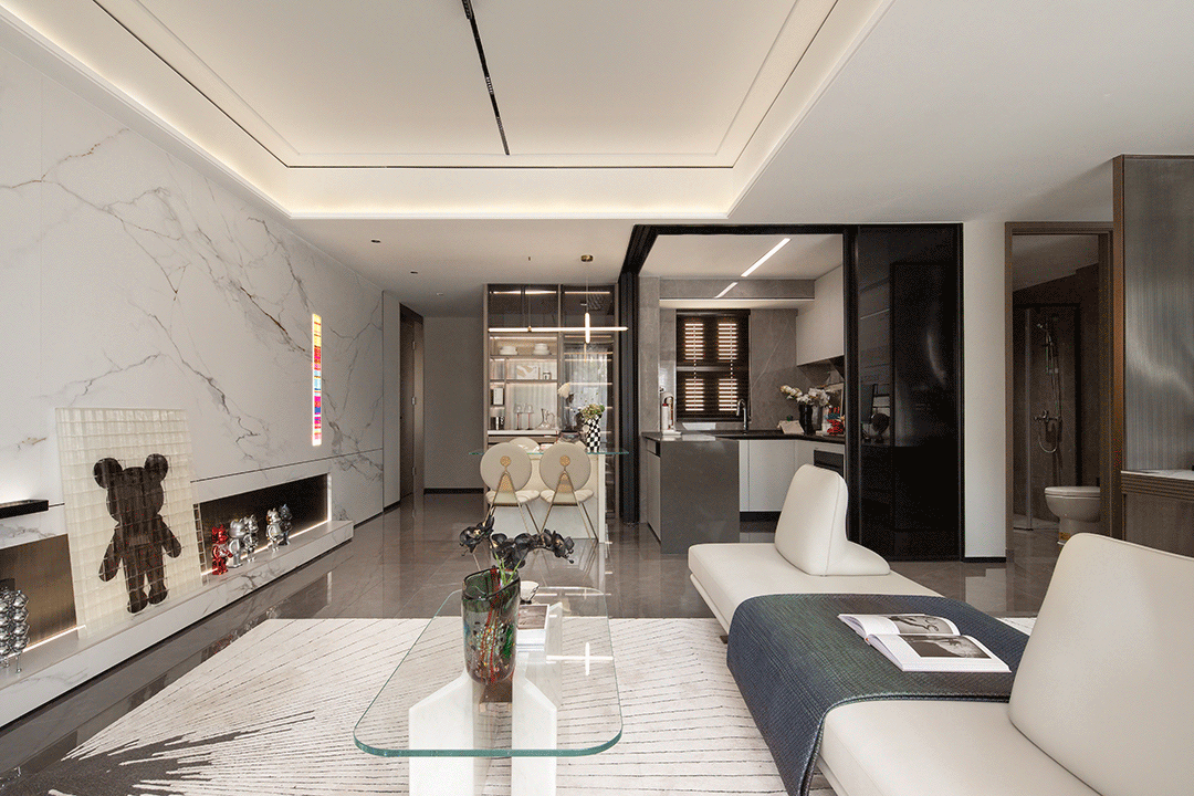 广州卓越晴翠府样板间丨中国广州丨柘壹设计-12