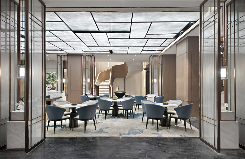 净水云端 | 优雅东方美学融入销售中心设计-28