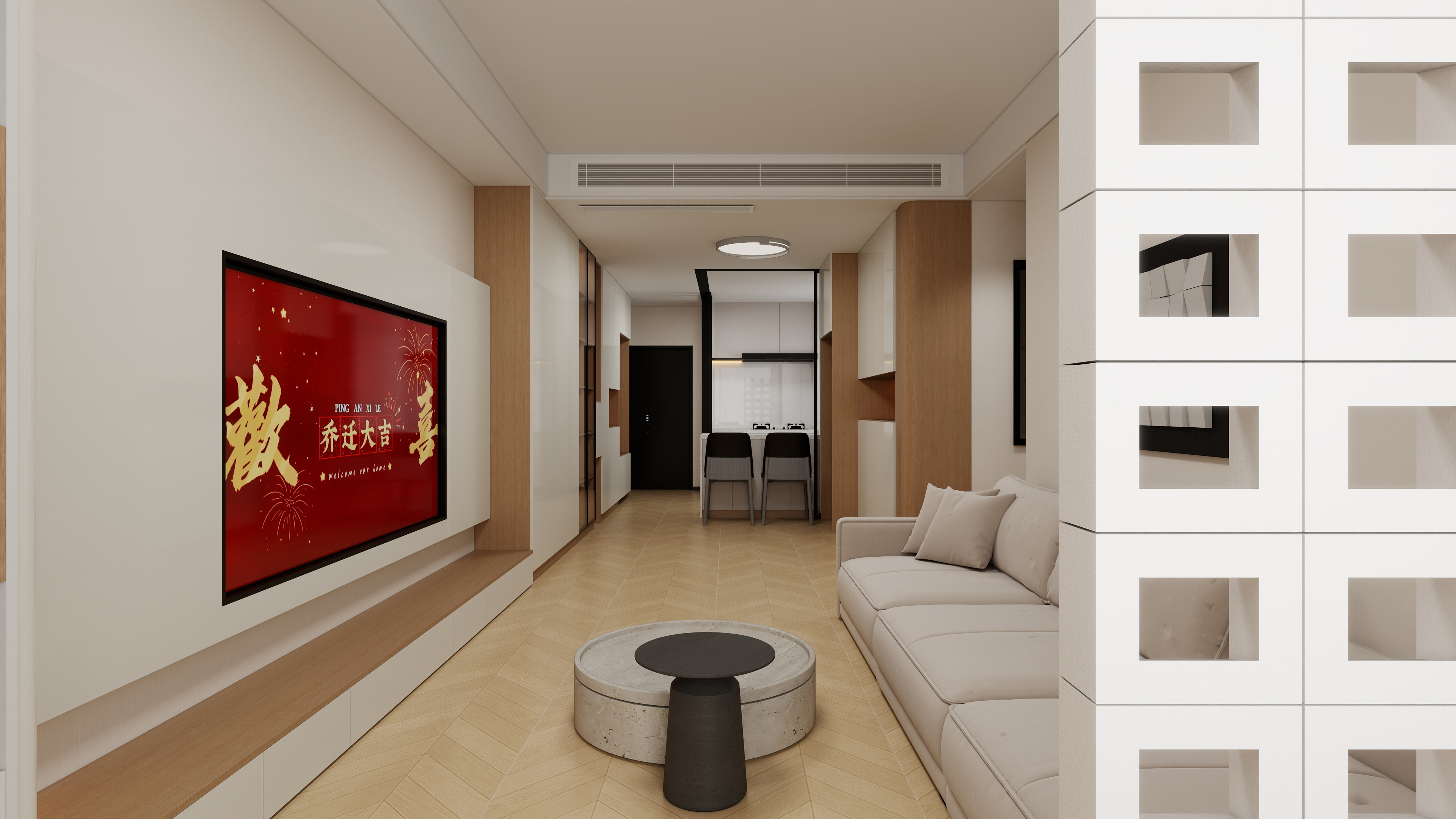 广州市黄埔区中央城86平原木风案例-7