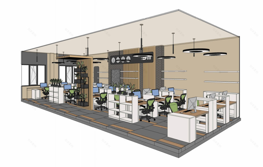 OFFICE 室内设计丨Oleg Pelekh,Kate Sirotkina-4