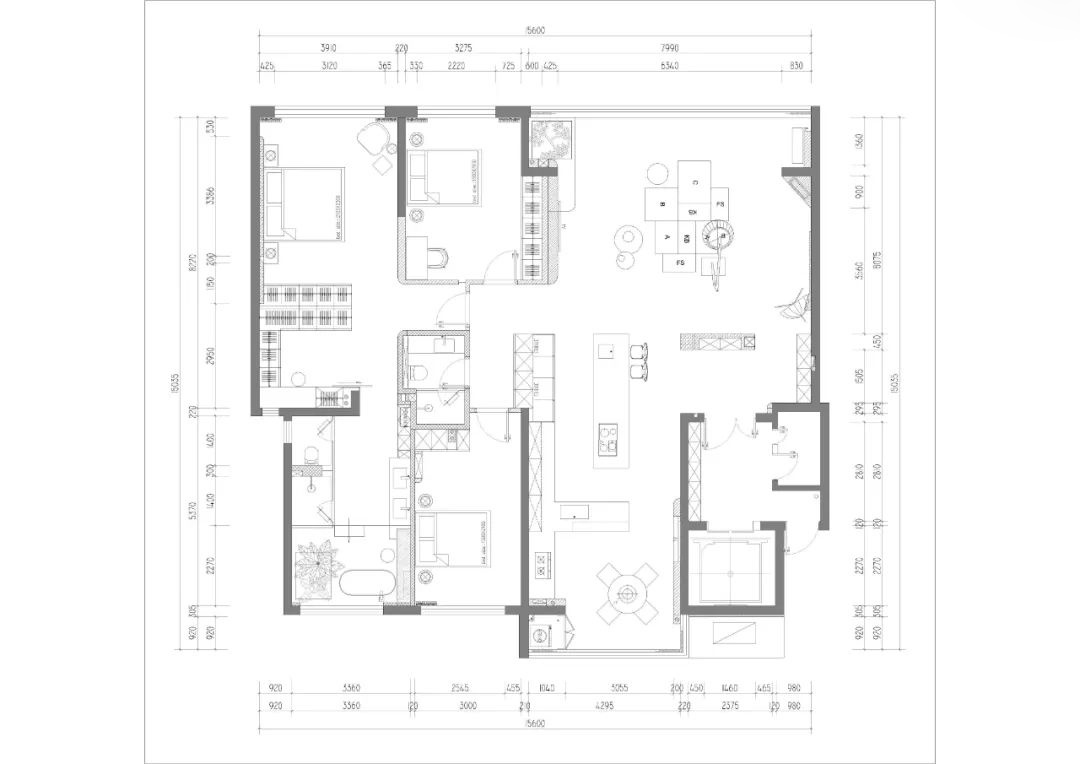 西安龙湖·景粼天序 230㎡住宅丨中国西安丨ANGSTUDIO-10