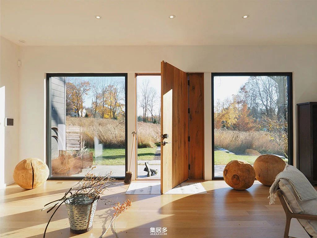 纽约州北部现代黑色小屋设计丨美国纽约-5