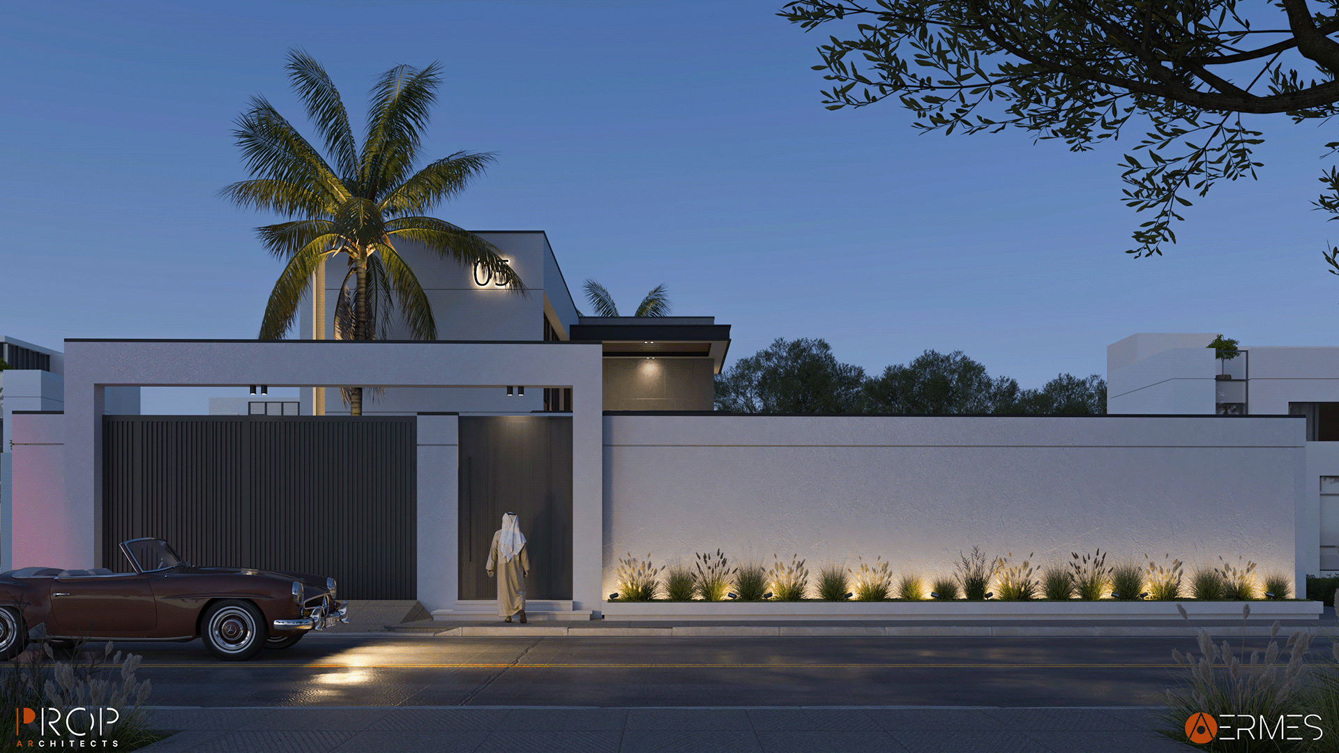 EXTERIOR VILLA（别墅外部设计项目）丨沙特阿拉伯丨PROP & AERMES ARCHITECTS-12