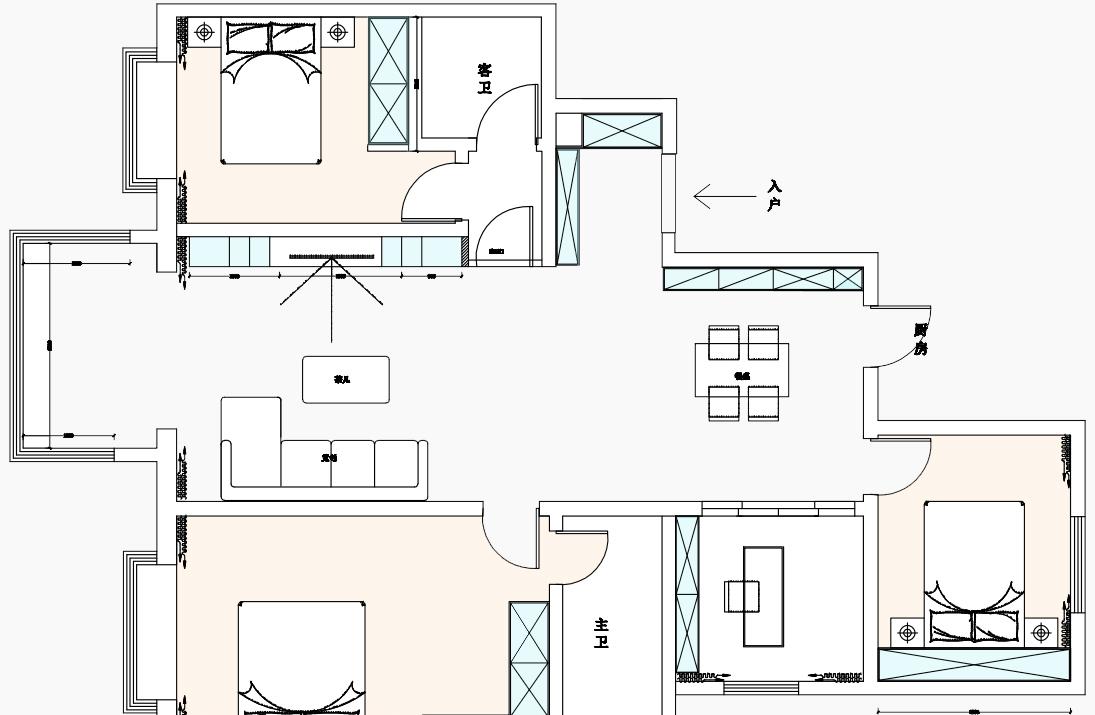 现代简约拱形门设计-9