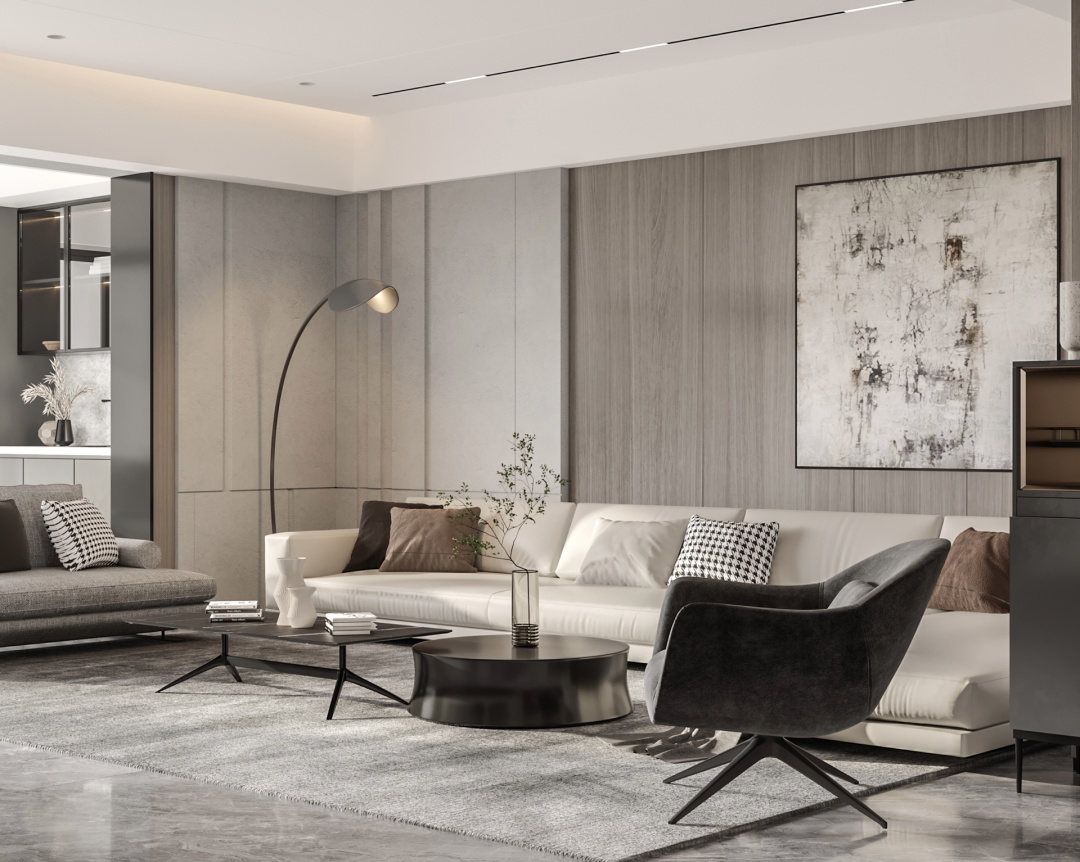 现代简约平层设计之光影艺术-4