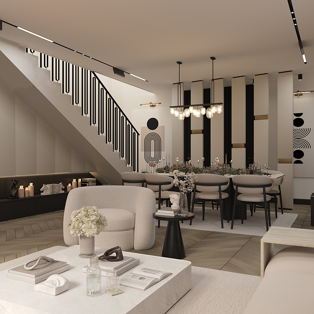 BALCIOĞLU HOUSE LIVINGROOM DESIGN ALTERNATIVE 2-3