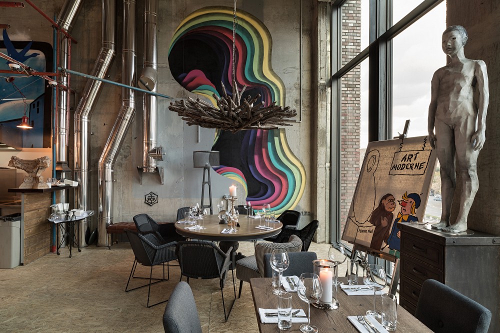 全球最潮的工业艺术风格餐厅莫斯科DOOR19ArtKvartal-0