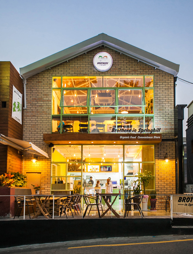 首尔 22 坪有机农沙拉专卖店 绿色环保室内设计-2