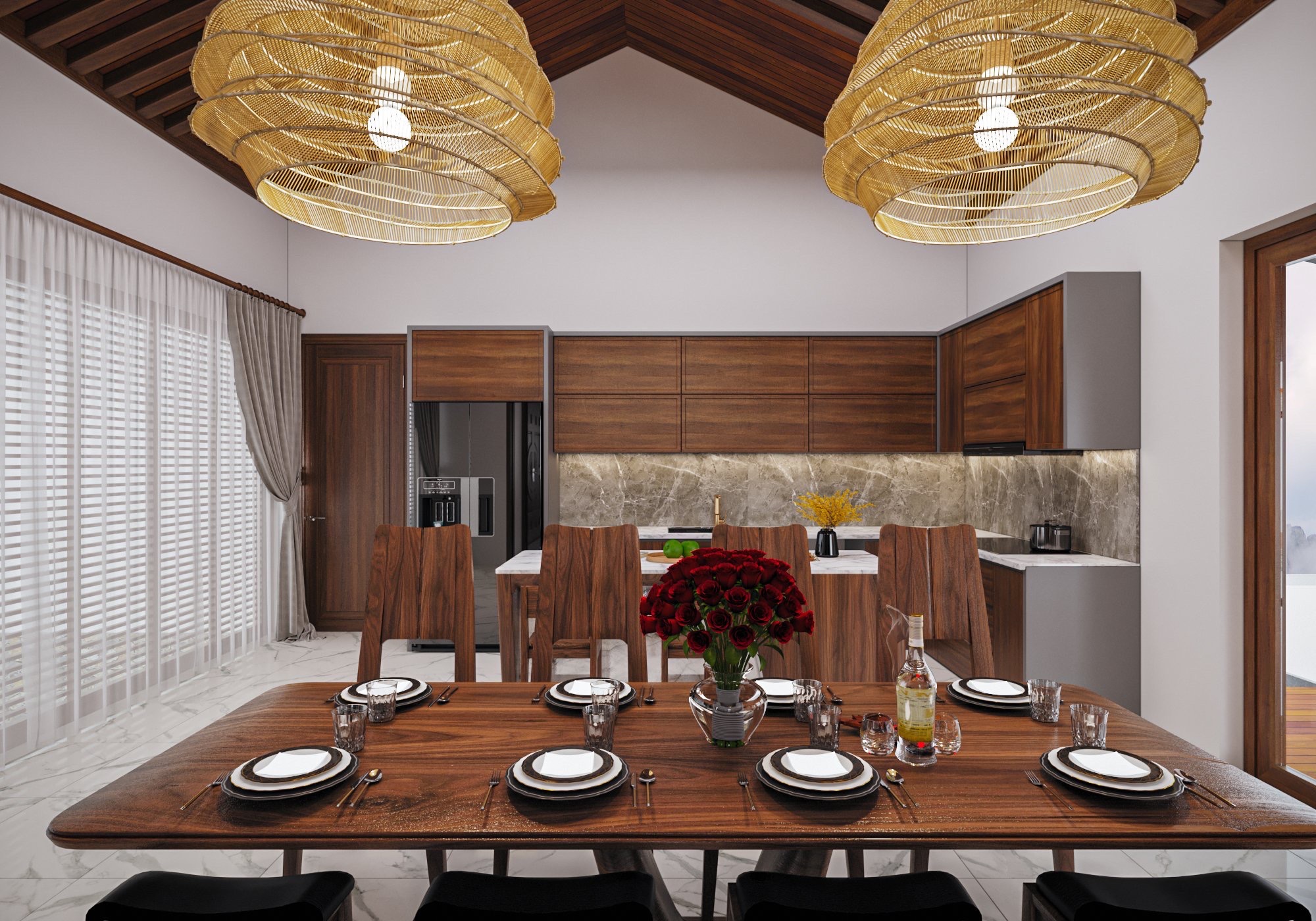 45·45 室内空间（注：这里Interior常见意思是室内、内部，结合语境这样处理，若有更具体背景信息，翻译可能更精准） 丨越南丨Xuan Binh-9